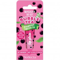 Perfecta Bubble Tea byszczyk do ust Strawberry + Matcha 10g