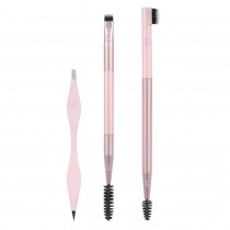 Real Techniques Brow Shaping pdzelek do brwi + grzebyk do brwi + penseta