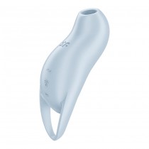 Satisfyer Pocket Pro adowalny stymulator echtaczki z falami powietrza Blue