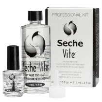 Seche Vite Seche Vite Dry Fast Top Coat szybkoschncy lakier ochronny 118ml + 14ml