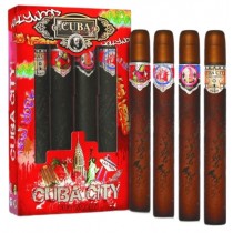 Cuba Original City Woman Hollywood + Las Vegas + New York + Miami 4 x Woda perfumowana 35ml spray