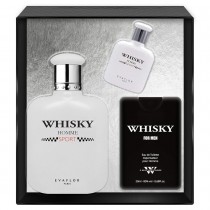 Evaflor Whisky Homme Sport Woda toaletowa 100ml spray + Woda toaletowa 10ml spray + Woda toaletowa 20ml spray