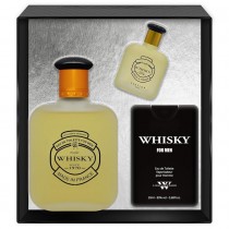 Evaflor Whisky Men Woda toaletowa 100ml spray + Woda toaletowa 20ml spray + Woda toaletowa 7,5ml spray