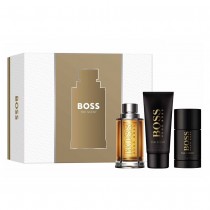 Hugo Boss The Scent For Man Woda toaletowa 100ml spray + Dezodorant 75ml sztyft + el pod prysznic 100ml