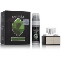 Lattafa Sheikh Al Shuyukh Black Woda perfumowana 50ml spray + Dezodorant 50ml spray