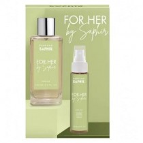 Saphir For Her Woda perfumowana 100ml spray + Mgiełka do włosów 75ml