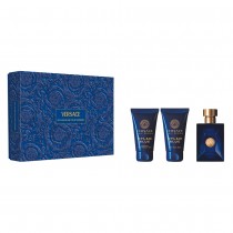 Versace Dylan Blue Pour Homme Woda toaletowa 50ml spray + Balsam po goleniu 50ml + el pod prysznic 50ml