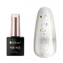 Silcare Mani More DOT top coat do paznokci Gold 10g