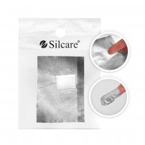 Silcare Płatki do usuwania hybryd z folii aluminiowej 100szt