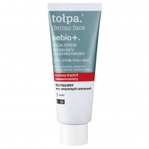 Tołpa Dermo Face Sebio+ Cica krem korygujący na noc Cynk PCA+BHA 40ml