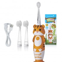 Brush Baby Wild Ones szczoteczka soniczna dla dzieci 0-10 Tiger
