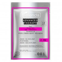 Bielenda Advanced Therapy patki do twarzy 2w1 terapia peelingujco-kojca 2,5% 12szt