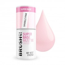 Brushup Super Base Must Be UV/LED baza hybrydowa do paznokci My Best Friend Sparkle Pink 5g