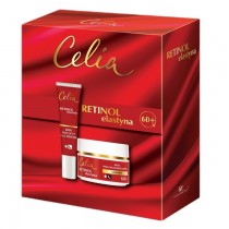 Celia Retinol Elastyna krem 60+ na dzien i noc 50ml + krem pod oczy i na powieki 15ml