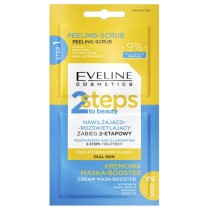 Eveline 2 Steps To Beauty zabieg nawilżająco-rozświetlający 2x4ml
