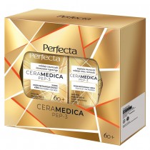 Perfecta Ceramedica PEP-3 silnie przeciwzmarszczkowy krem 60+ na dzien i na noc 50 ml + skoncentrowany krem pod oczy 15ml