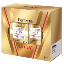 Perfecta Lift 3-V krem 50+ na dzie i na noc 50ml + krem ligtingujcy pod oczy i na powieki 15ml