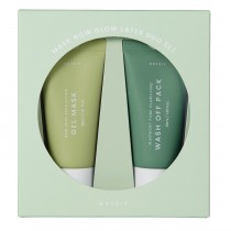 Axis-Y Mask Now Glow Later oczyszczajca maska do twarzy 30ml + chodzca maska do twarzy 30ml