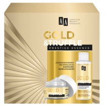 AA Gold & Truffle krem-esencja do twarzy 50ml + mleczko do demakijażu 150ml