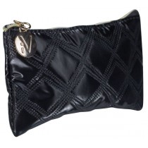 Inter Vion Gold & Black maa kosmetyczka pikowana Czarna