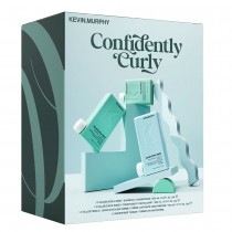 Kevin Murphy Confidently Curly szampon do włosów kręconych 250ml + odżywka 250ml + krem do stylizacji 150ml + turban