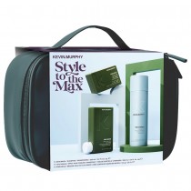 Kevin Murphy Style to Max szampon oczyszczający 250ml + suchy wosk w sprayu 250ml + pasta utrwalająca 100g + kosmetyczka