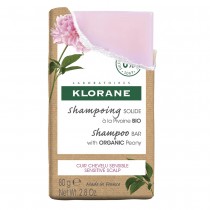 Klorane Shampoo Bar szampon do wosw w kostce Piwonia 80g