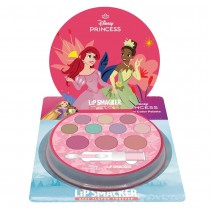 Lip Smacker Disney Princess Shimmer Color Palette paletka cieni do powiek dla dzieci z aplikatorem