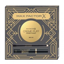Max Factor Creme Puff matowy puder do twarzy + Mascara 2000 Calorie tusz do rzęs + Kohl Pencil kredka do oczu