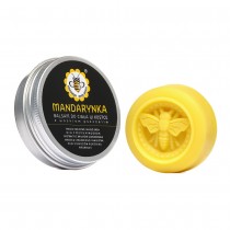 Miodowa Mydlarnia Balsam do ciaa w kostce Mandarynka 40g
