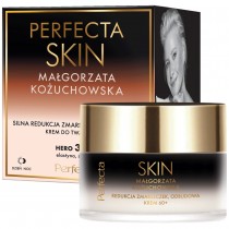 Perfecta Skin Magorzata Kouchowska krem przeciwzmarszczkowy 60+ z peptydami, ceramidami, elastyn, erytrytolem 50ml