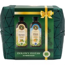 Receptury Zielarki naturalny szampon miodowo-lipowy 350ml + balsam do wosw z propolisem brzozowym 350ml + kosmetyczka