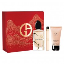 Giorgio Armani Si Woda perfumowana 100ml spray + Woda perfumowana 10ml spray + Balsam do ciaa 50ml