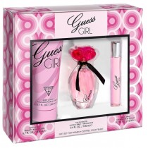 Guess Girl Woda toaletowa 100ml spray + Woda toaletowa 15ml spray + Balsam do ciaa 200ml