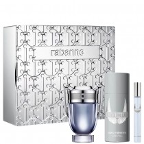 Paco Rabanne Invictus Woda toaletowa 100ml spray + Dezodorant 150ml spray + Woda toaletowa 10ml spray