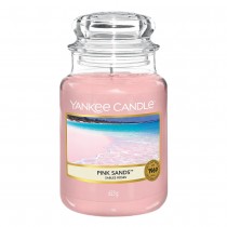Yankee Candle Large Jar dua wieczka zapachowa Pink Sands 623g
