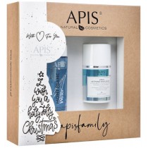 Apis Zestaw witeczny Mont Blanc micelarna pianka do mycia twarzy 150ml + optima krem aktywnie nawilajcy 50ml