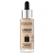 Eveline Liquid Control HD Mattifying Drops Foundation matujcy podkad do twarzy 015 Light Vanilla 32ml