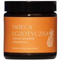 Mglife Świeca rzepakowa Egzotyczna z Mango Ananasem i Pomarańczą 120ml