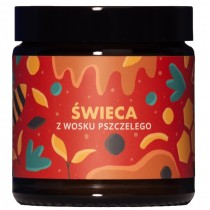 Mglife wieca z wosku pszczelego o delikatnym zapachu 120ml