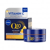Nivea Q10 Energy przeciwzmarszczkowy krem na coc Regeneracja 3x Antyoksydanty 50ml