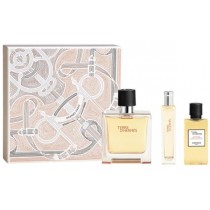 Hermes Terre D Hermes Woda perfumowana 75ml spray + Woda perfumowana 15ml spray + el pod prysznic 40ml