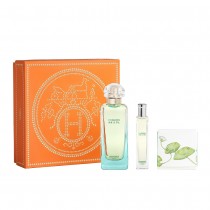 Hermes Un Jardin Sur Le Nil Woda toaletowa 100ml spray + Woda toaletowa 15ml spray + Mydo 50g