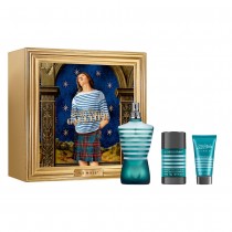 Jean Paul Gaultier Le Male Woda toaletowa 125ml spray + Balsam po goleniu 50ml + Dezodorant sztyft 75g