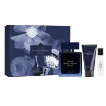 Narciso Rodriguez Bleu Noir Woda perfumowana 100ml spray + Żel pod prysznic 50ml + Woda perfumowana 10ml spray