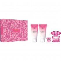 Versace Bright Crystal Absolu Woda perfumowana 90ml spray + 5ml + Balsam do ciała 100ml + Żel pod prysznic 100ml