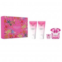 Versace Bright Crystal Absolu Woda perfumowana 90ml spray + 5ml + Żel pod prysznic 100ml + Balsam do ciała 100ml