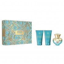 Versace Dylan Turquoise Pour Femme Woda toaletowa 50ml spray + el pod prysznic 50ml + Balsam do ciaa 50ml