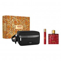Versace Eros Flame Woda perfumowana 100ml spray + Woda perfumowana 10ml spray + kosmetyczka