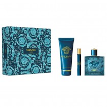 Versace Eros Parfum 100ml spray + el pod prysznic 150ml + Parfum 10ml spray